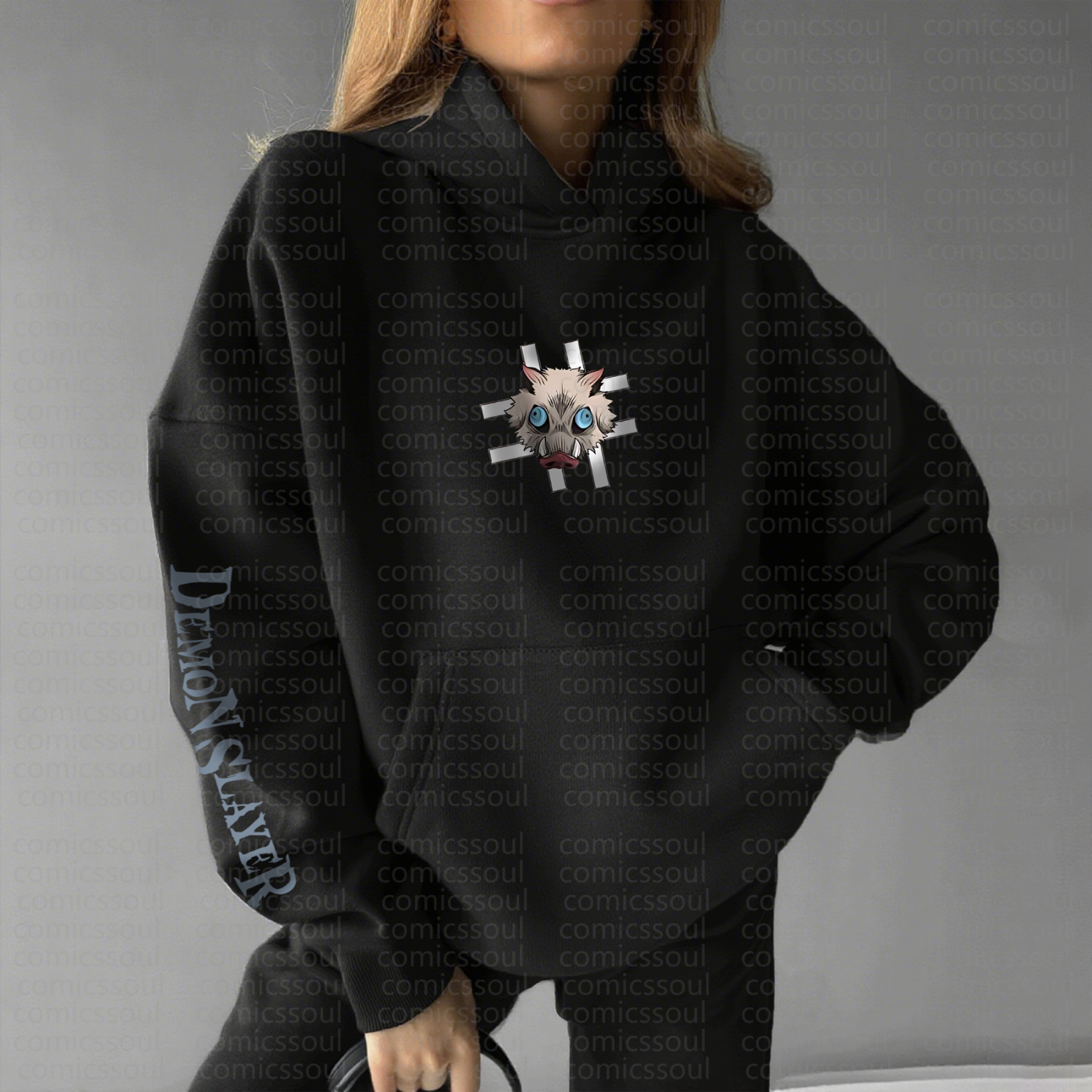 " Demon Slayer " Anime Inspired Vintage Hoodie