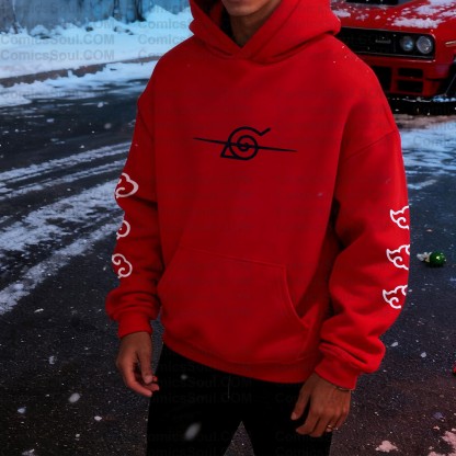 Unisex Anime Graphic Streetwear Vintage Hoodie