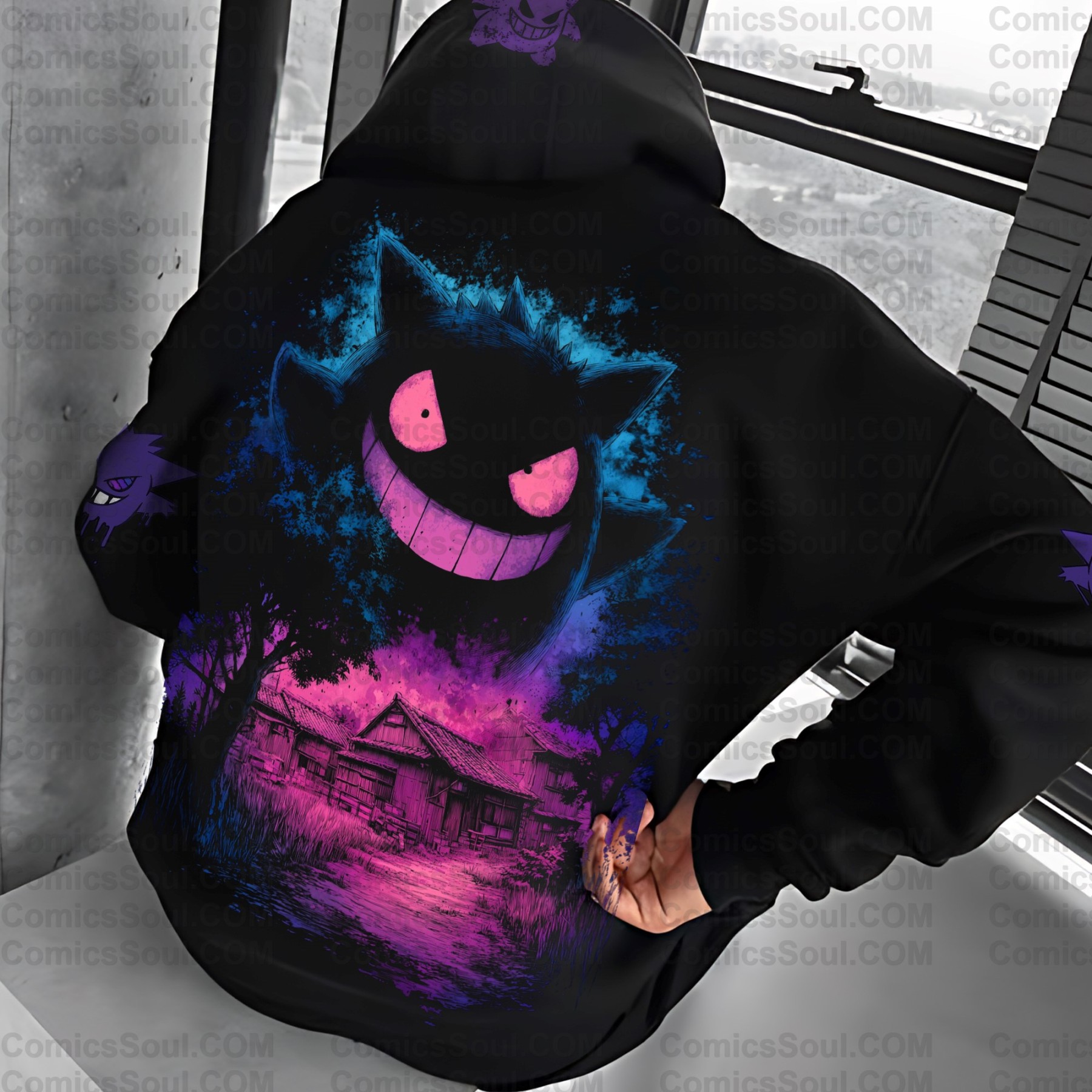 Unisex “Pokémon” Anime Graphic Streetwear Vintage Hoodie