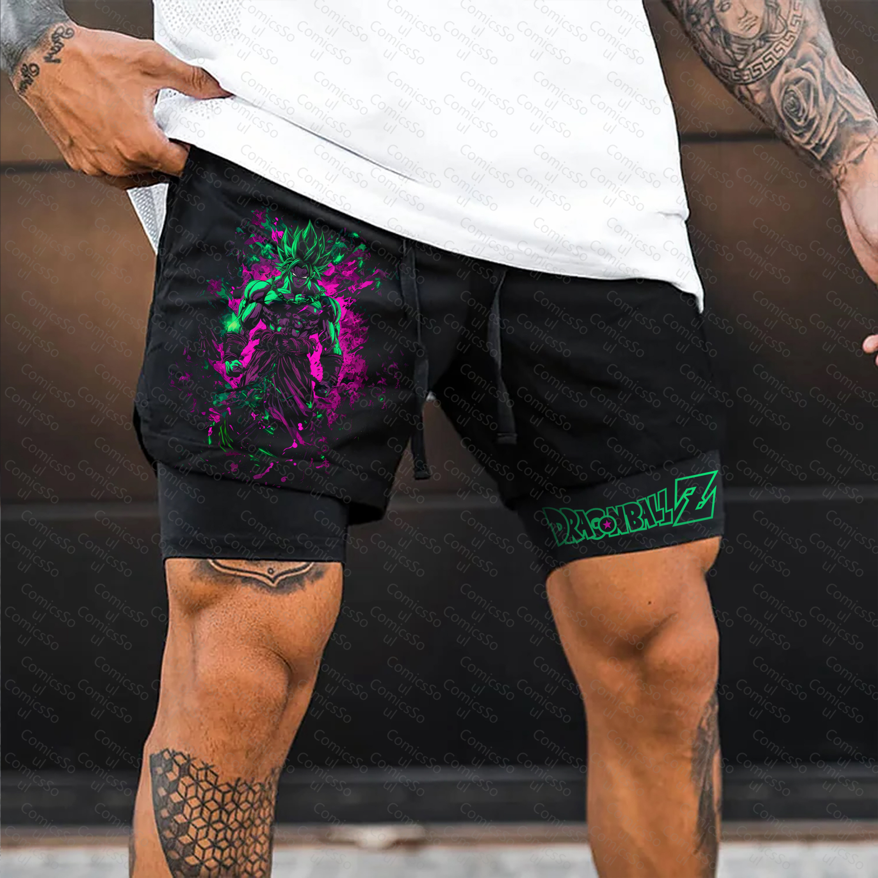 Unisex Casual  Streetwear Shorts