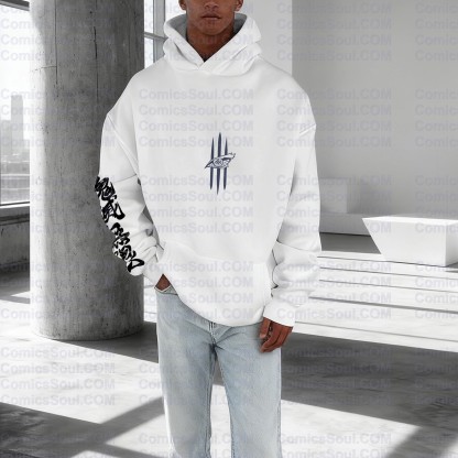 Plus Velvet Unisex Anime Graphic Streetwear Vintage Hoodie