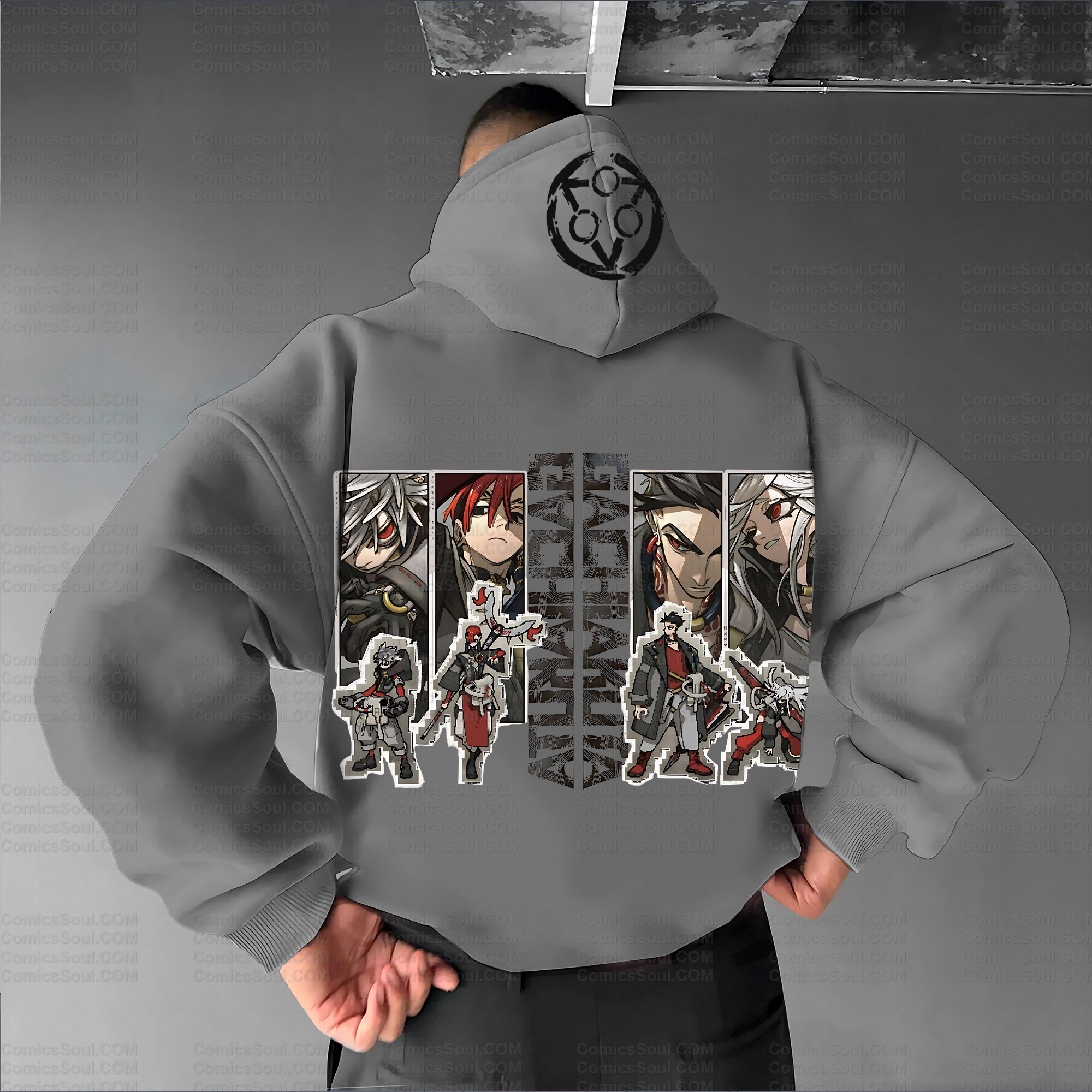 Unisex Graphic Streetwear Vintage Plush Hoodie