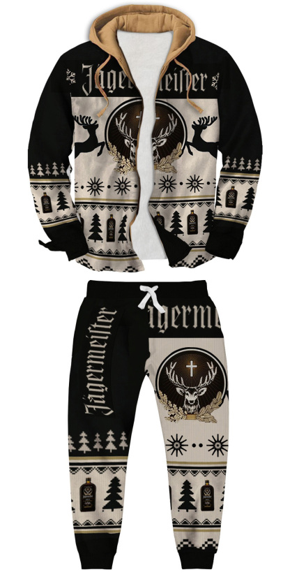 Unisex 3D Printed Bill’S Blend Rosé Ugly Christmas Sweatshirt