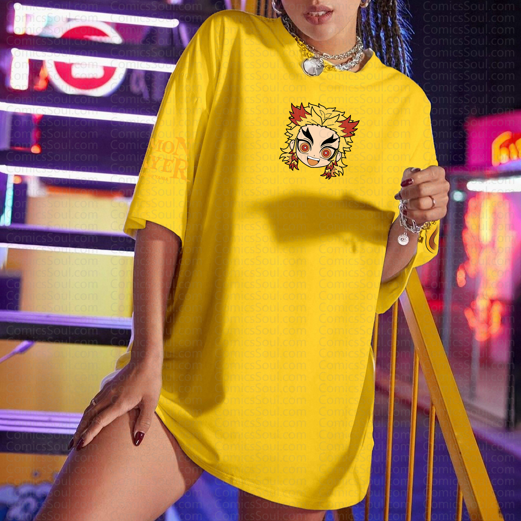 "Demon Slayer" Anime Inspired Vintage T-Shirt