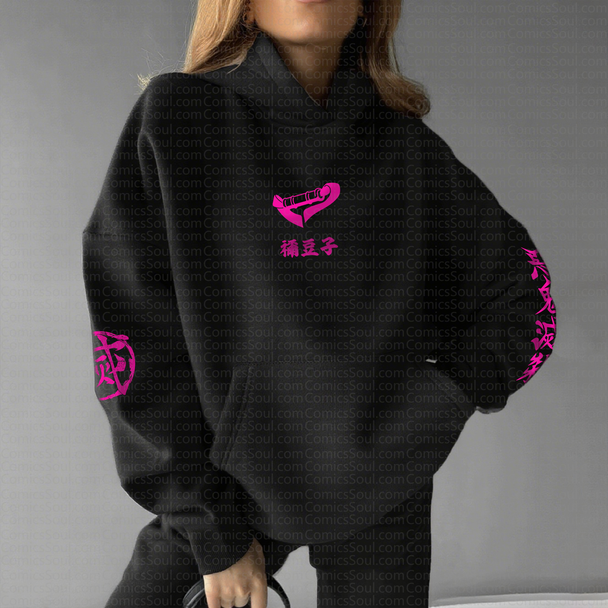 " Demon Slayer " Anime Inspired Vintage Hoodie