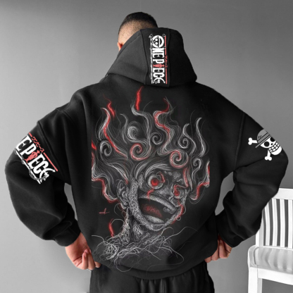 Universal Anime Print Design Hoodie