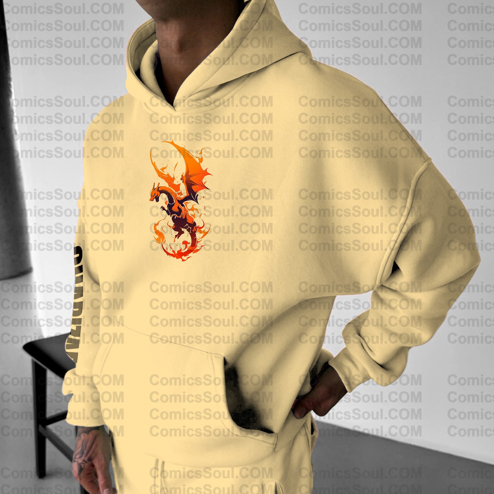 Unisex Anime Graphic Streetwear Vintage Hoodie