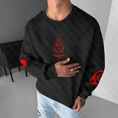 Unisex Anime Graphic Inspired Vintage Sweatshirt