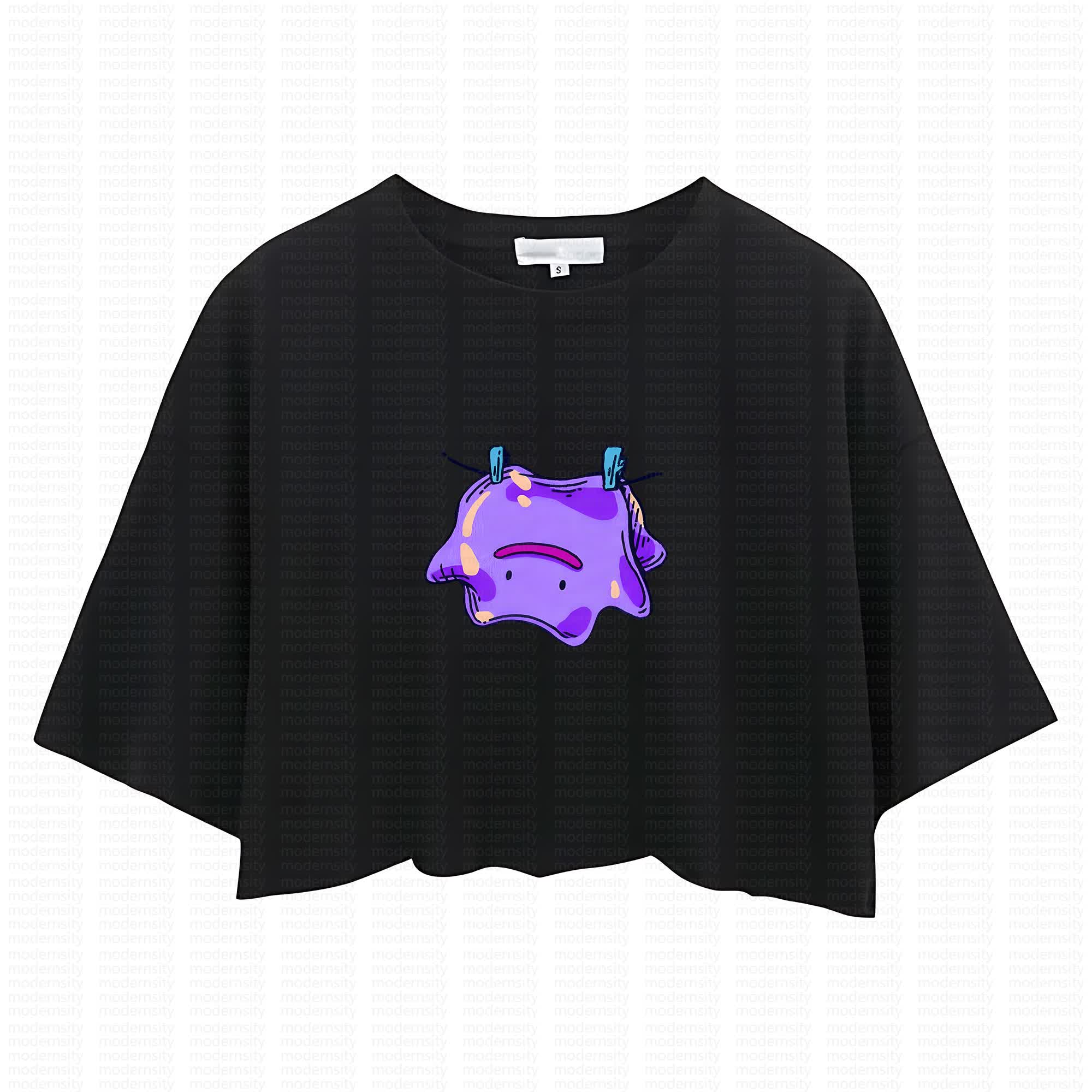 Cute and playful "Pokémon" summer women's cropped top