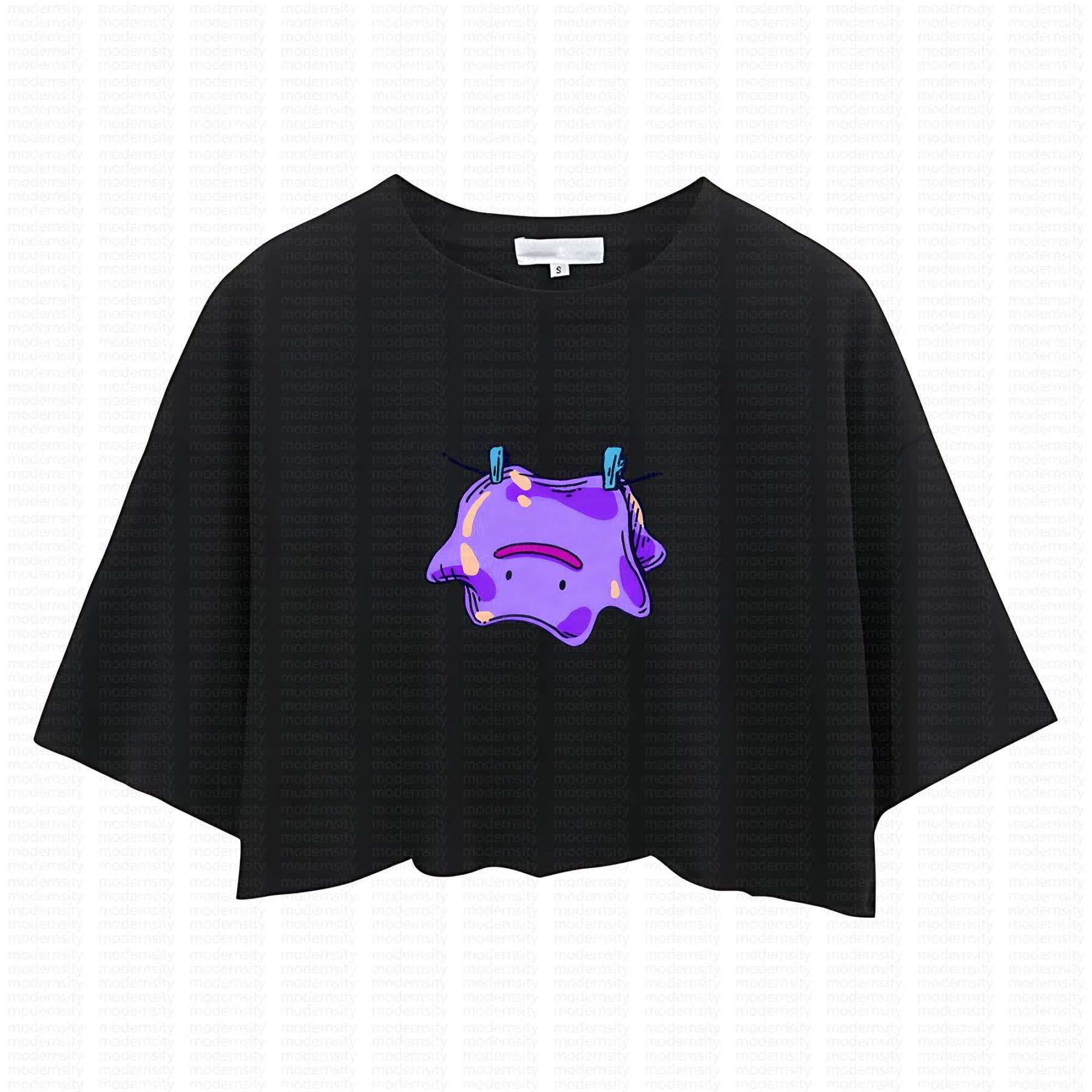 Cute and playful "Pokémon" summer women's cropped top