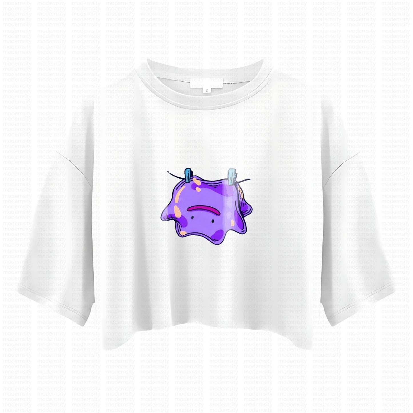Cute and playful "Pokémon" summer women's cropped top