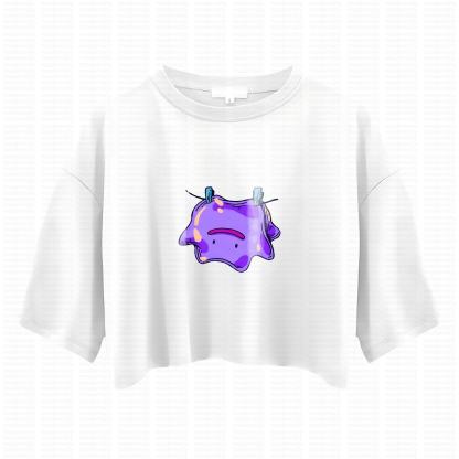 Cute and playful "Pokémon" summer women's cropped top