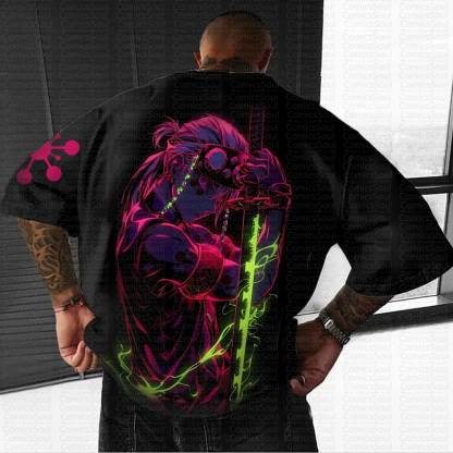 Unisex Anime Inspired Vintage T-Shirt | Demon Slayer