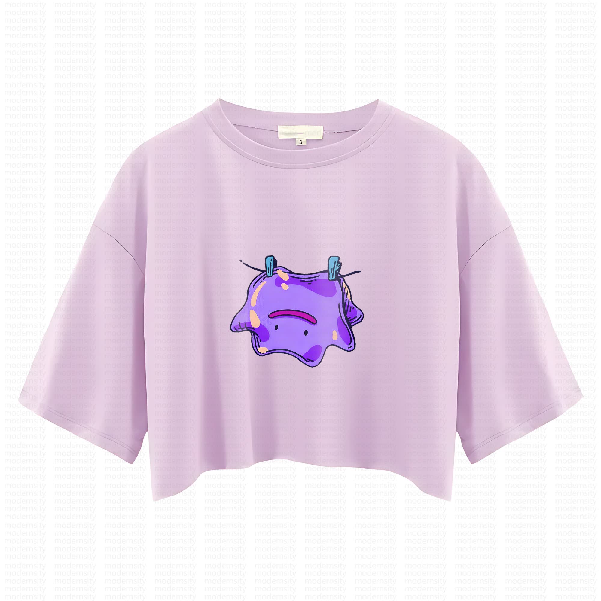 Cute and playful "Pokémon" summer women's cropped top