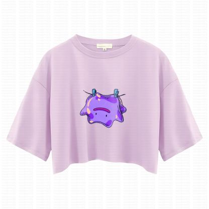 Cute and playful "Pokémon" summer women's cropped top