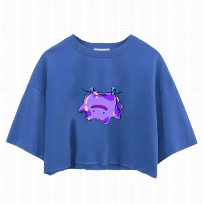 Cute and playful "Pokémon" summer women's cropped top