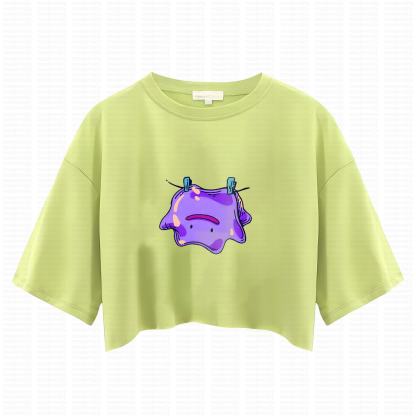 Cute and playful "Pokémon" summer women's cropped top