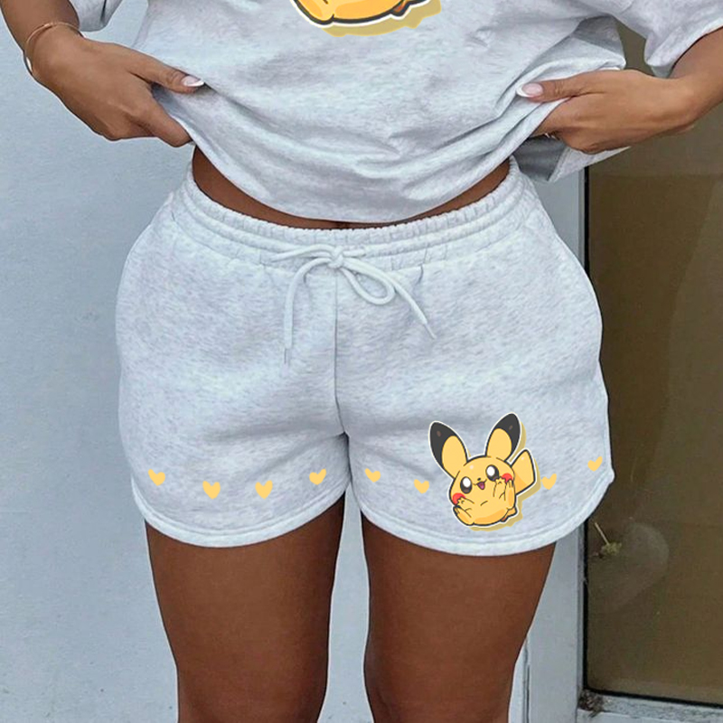 Unisex Casual “Pokémon” Streetwear Shorts
