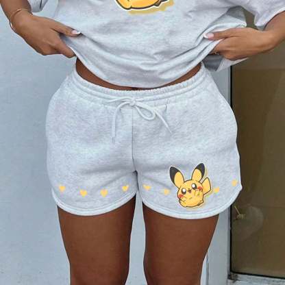 Unisex Casual “Pokémon” Streetwear Shorts