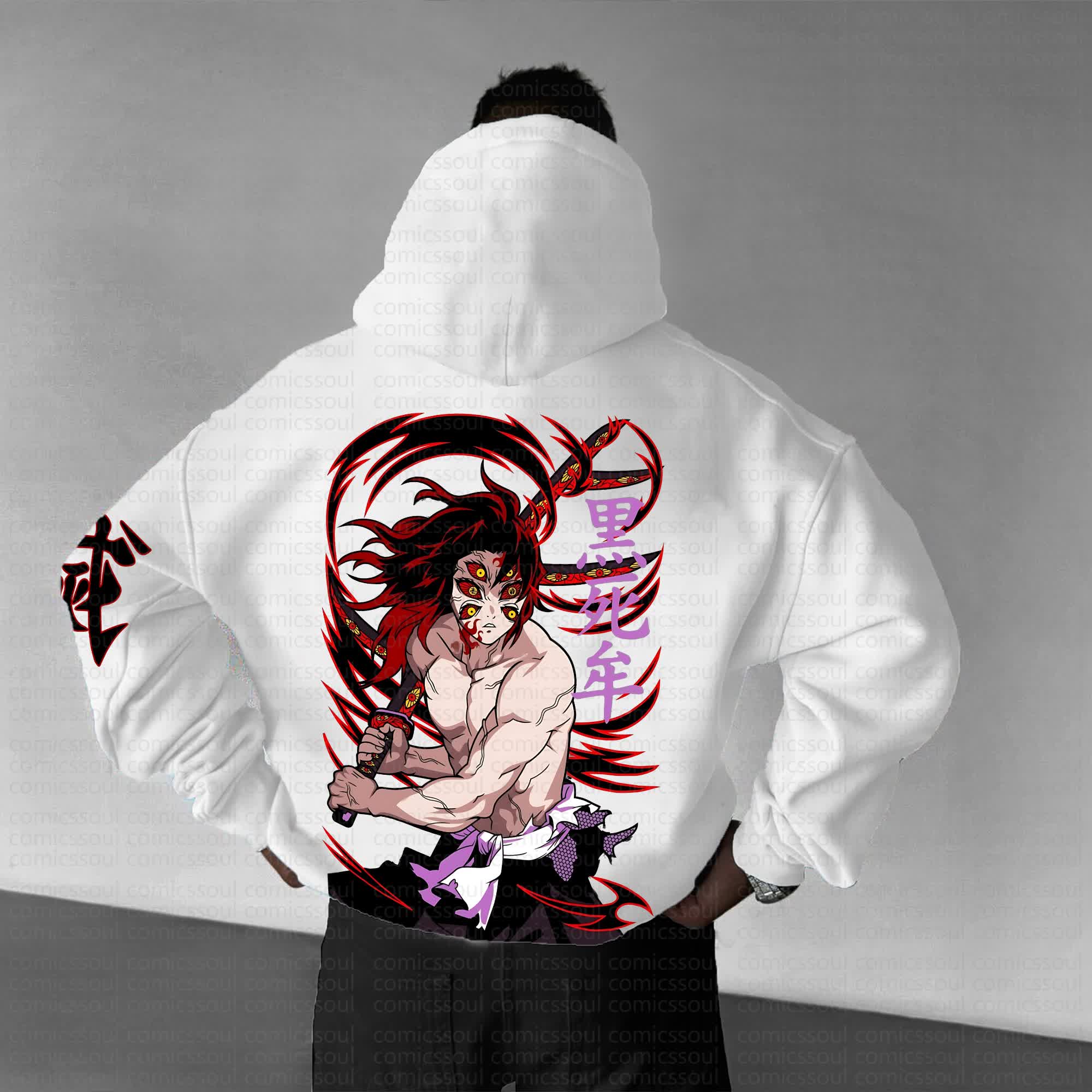 Unisex Anime Graphic Streetwear Vintage Hoodie丨Demon Slayer