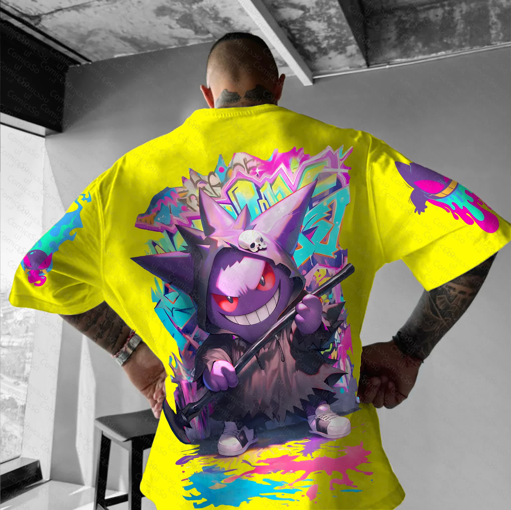 Unisex Anime Inspired Vintage T-Shirt