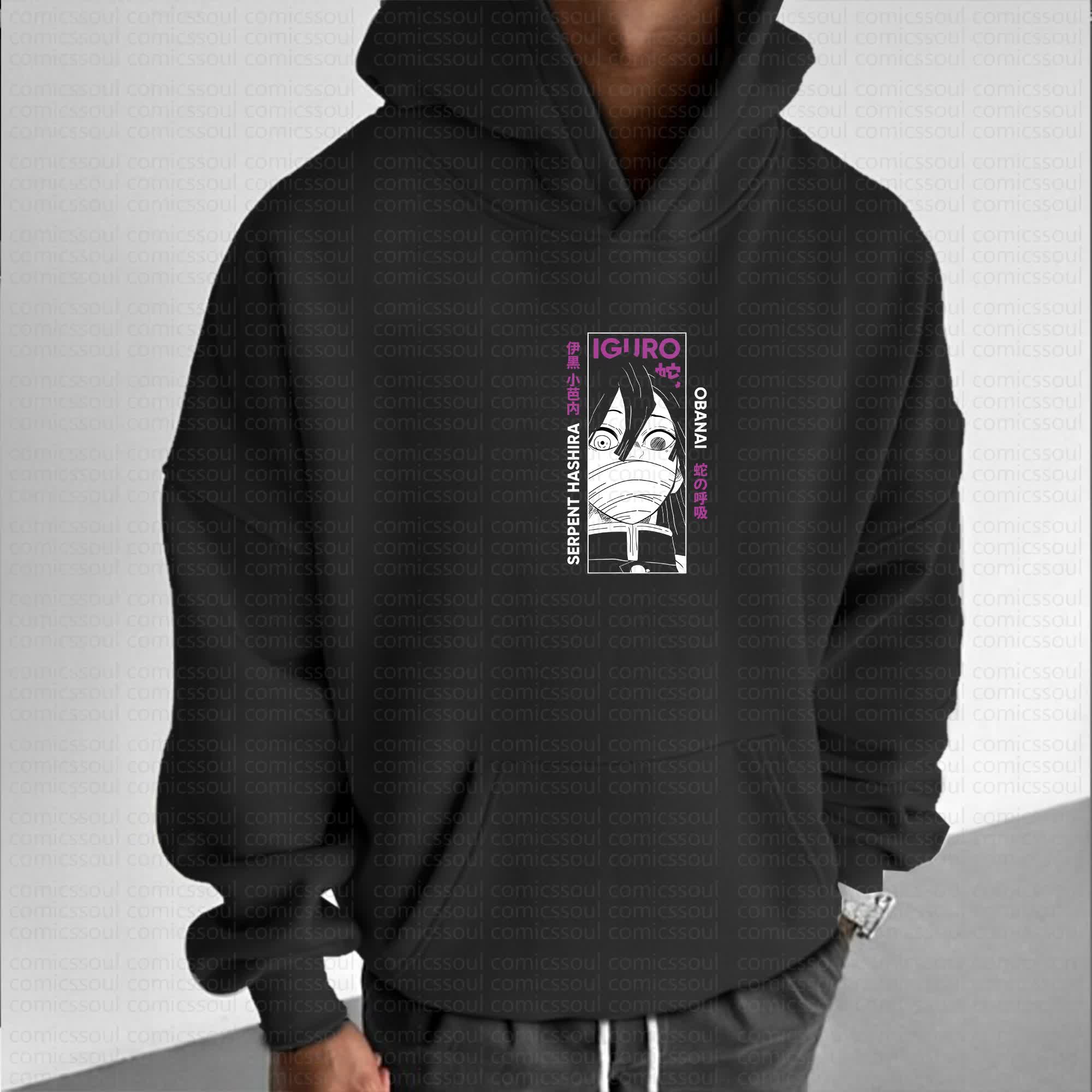 Unisex Anime Graphic Streetwear Vintage Hoodie丨Demon Slayer