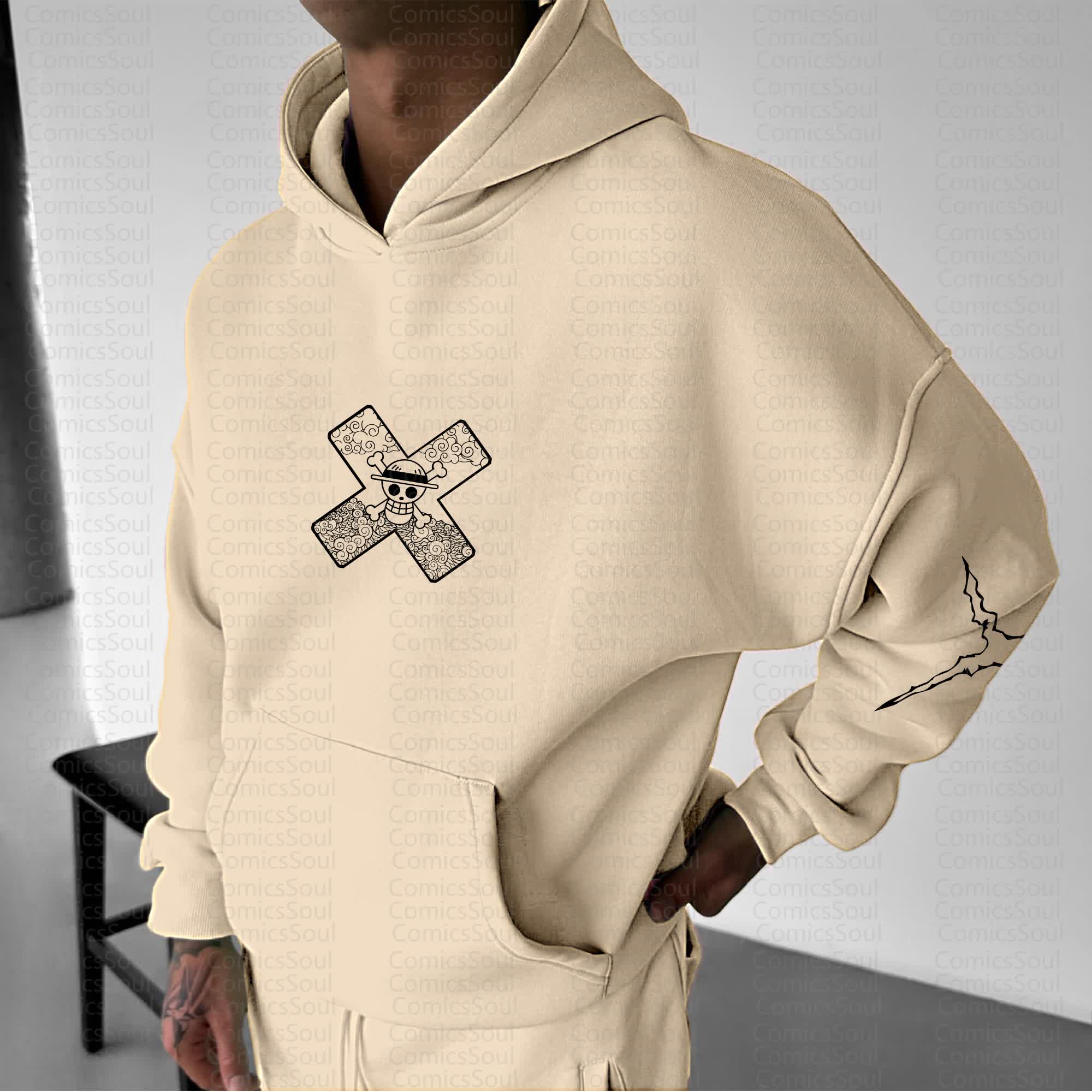 Unisex Anime Graphic Streetwear Vintage Hoodie丨One Piece