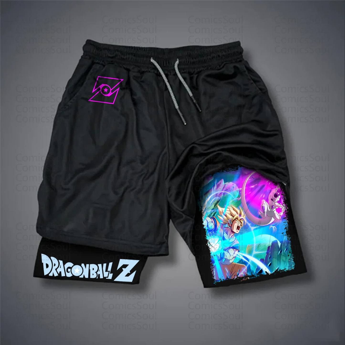 Unisex Casual Anime Streetwear Shorts 丨Demon Slayer X Pokémon