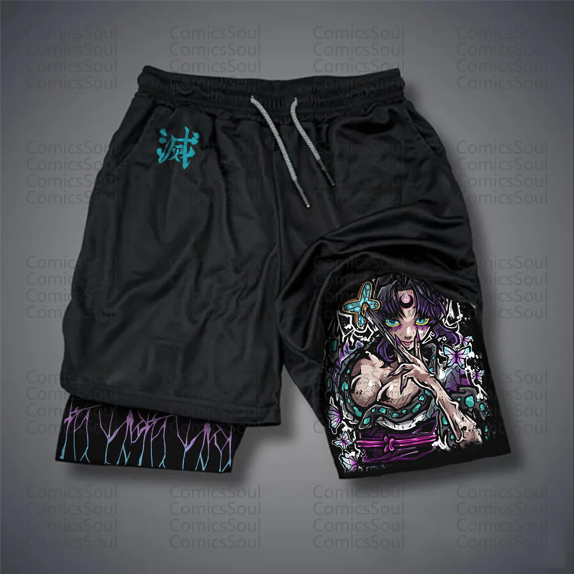Unisex Casual Anime Streetwear Shorts 丨Demon Slayer