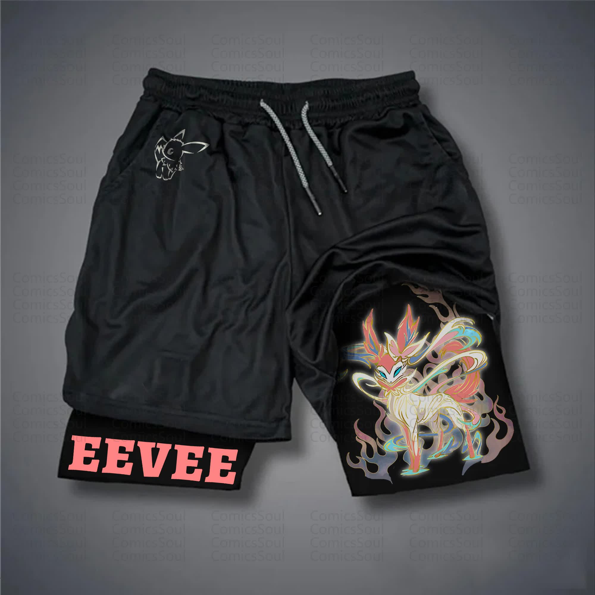 Unisex Casual Anime Streetwear Shorts 丨Pokémon