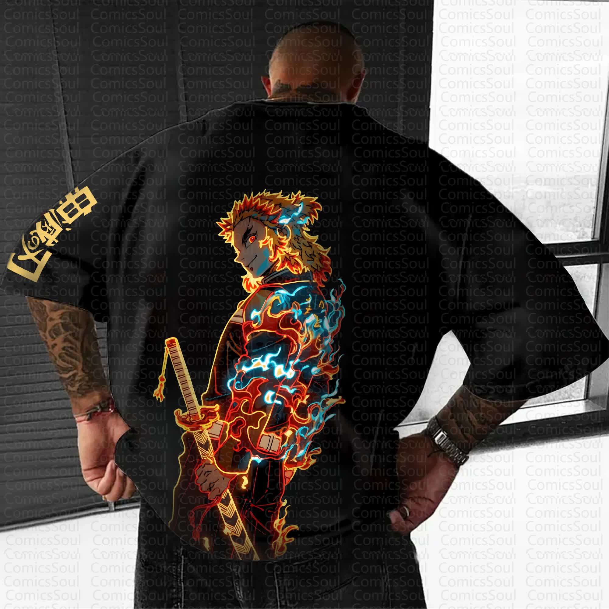 Unisex Anime Inspired Vintage T-Shirt | Demon Slayer