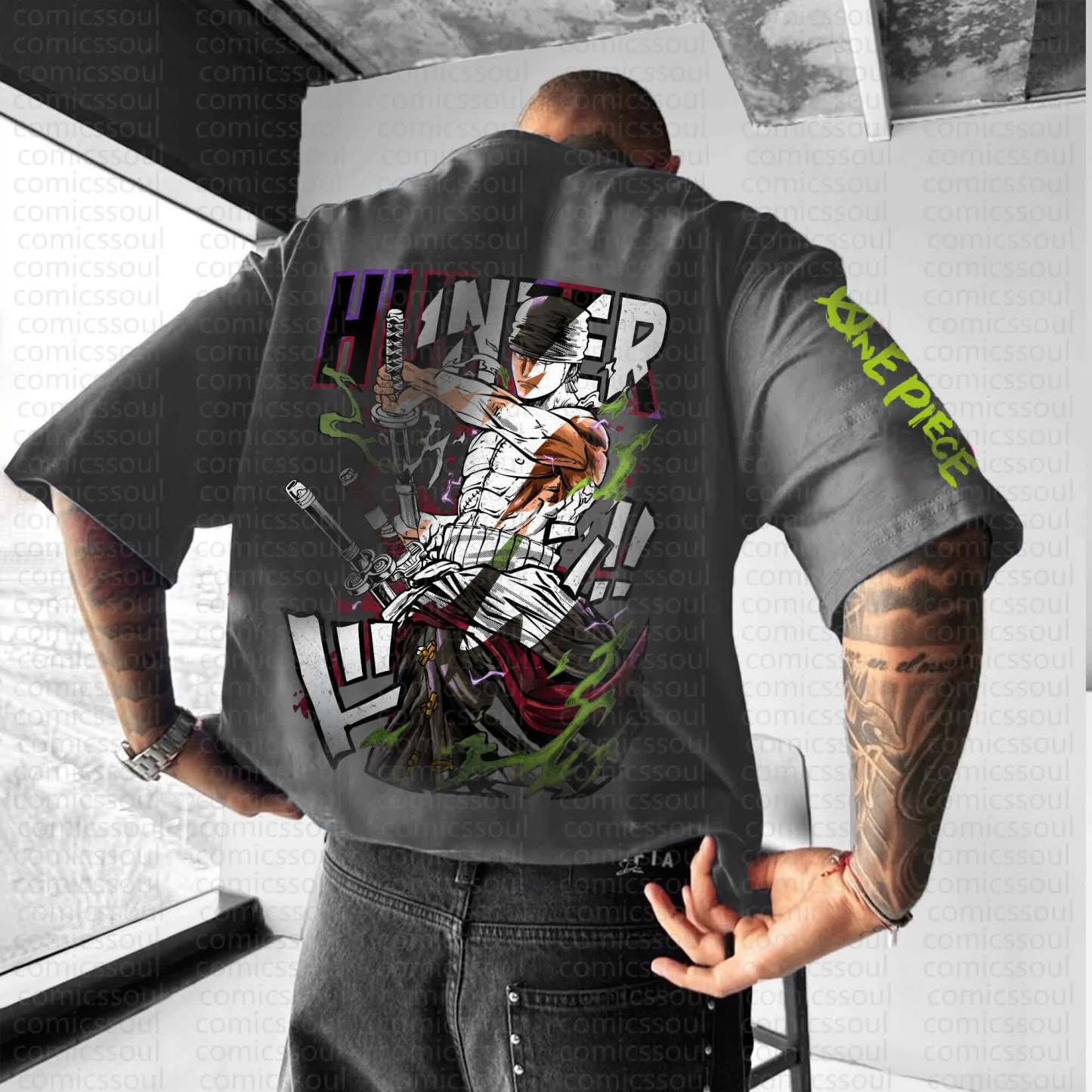 Unisex Anime Inspired Vintage T-Shirt丨Demon Slayer X Pokémon