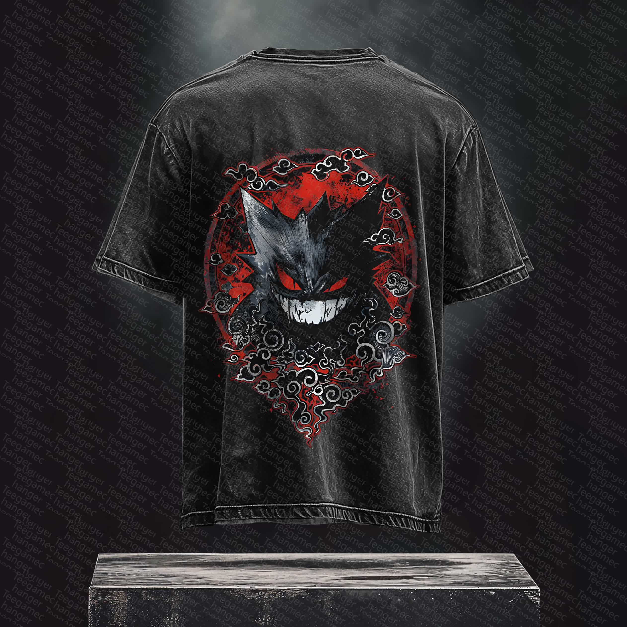 Unisex Anime Inspired Vintage Washed T-Shirt丨 Pokémon