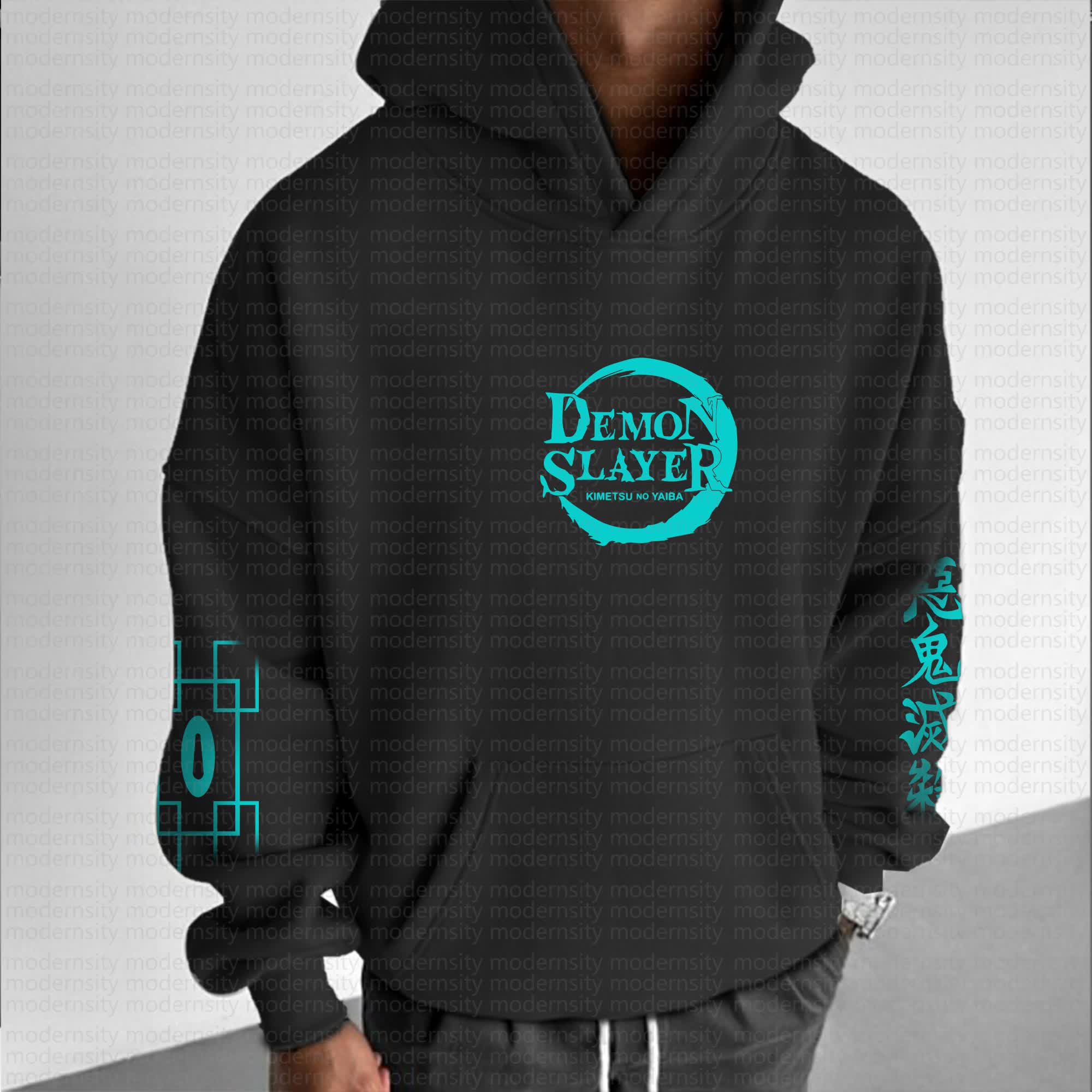 Unisex Anime Graphic Streetwear Vintage Hoodie丨Demon Slayer