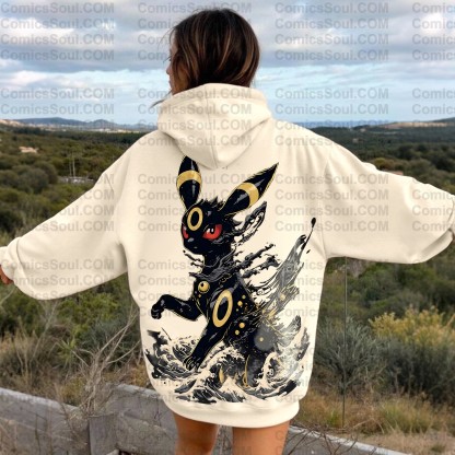‘’Pokémon " Anime Inspired Vintage Hoodie
