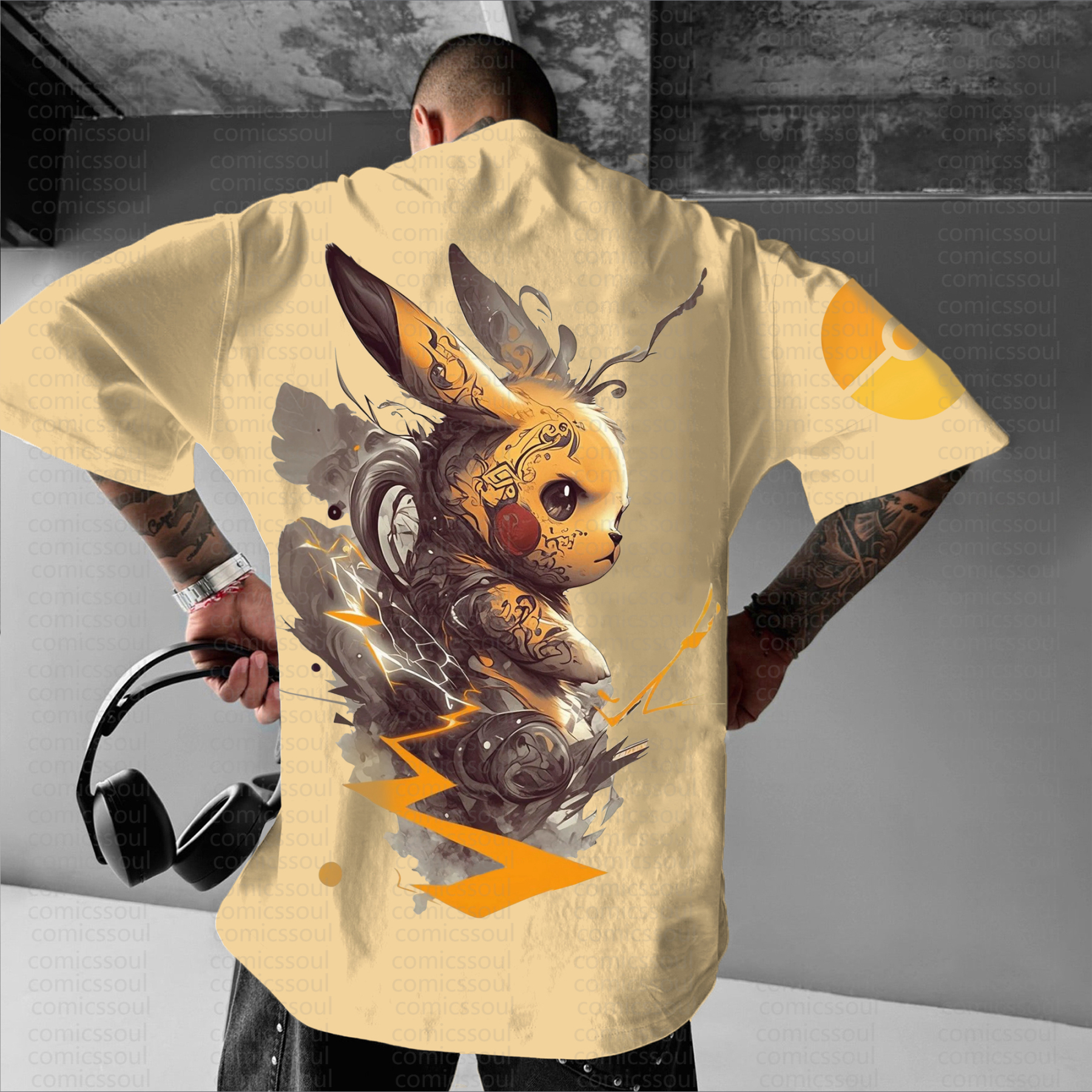Unisex Anime Inspired Vintage T-Shirt | Pokémon