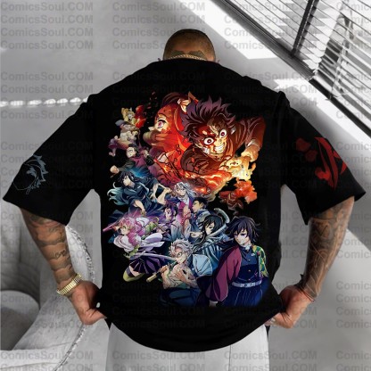Unisex  " Demon slayer " Anime Inspired Vintage T-Shirt