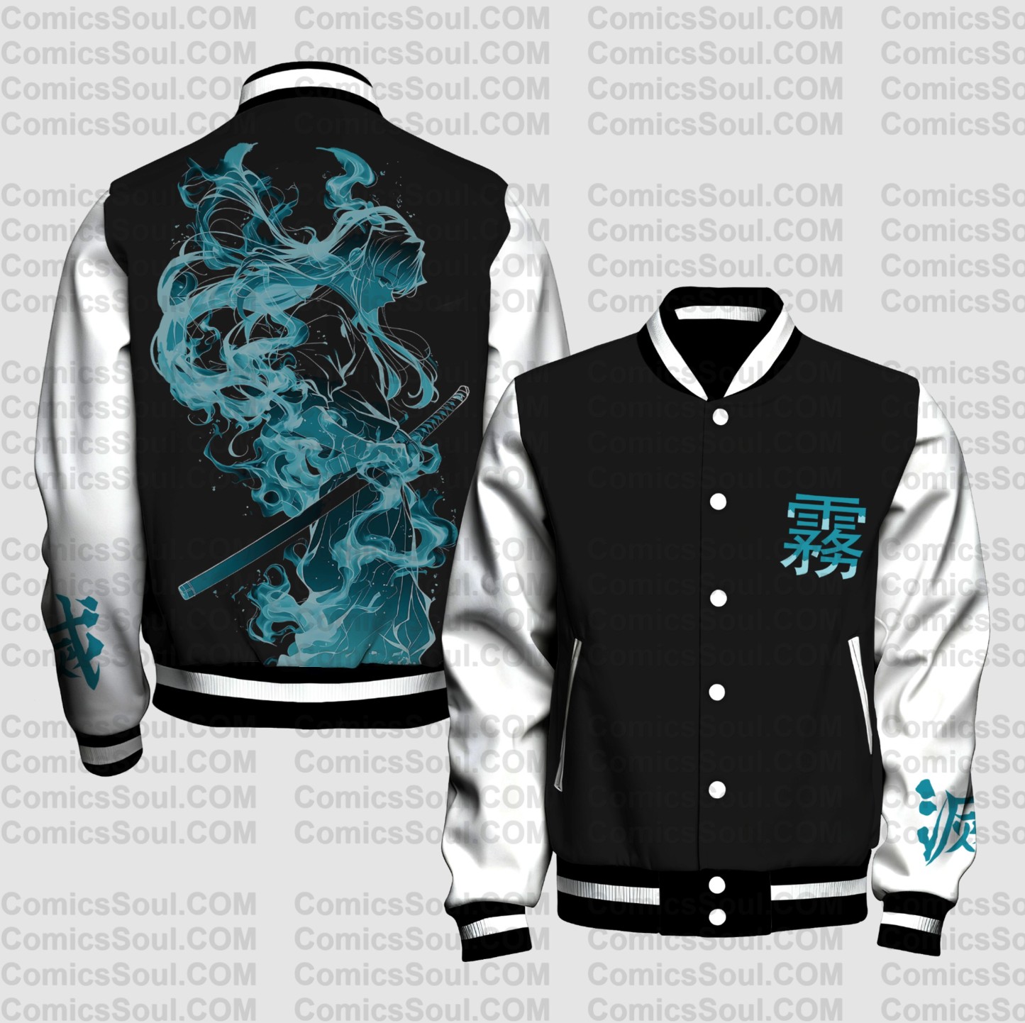 Spring And Autumn Unisex Casual Streetwear Fashion Jacket | Demon Slayer