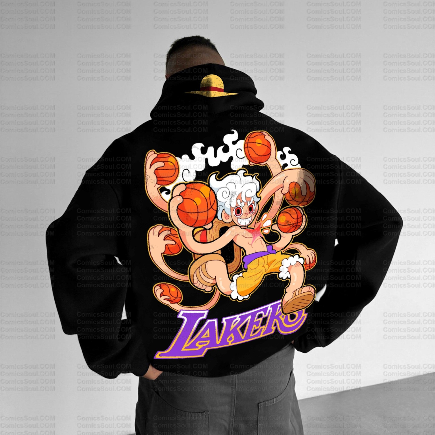 Unisex Anime Graphic Streetwear Vintage Hoodie