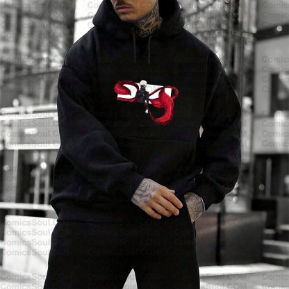 Unisex Anime Graphic Streetwear Wintage Plush Hoodie