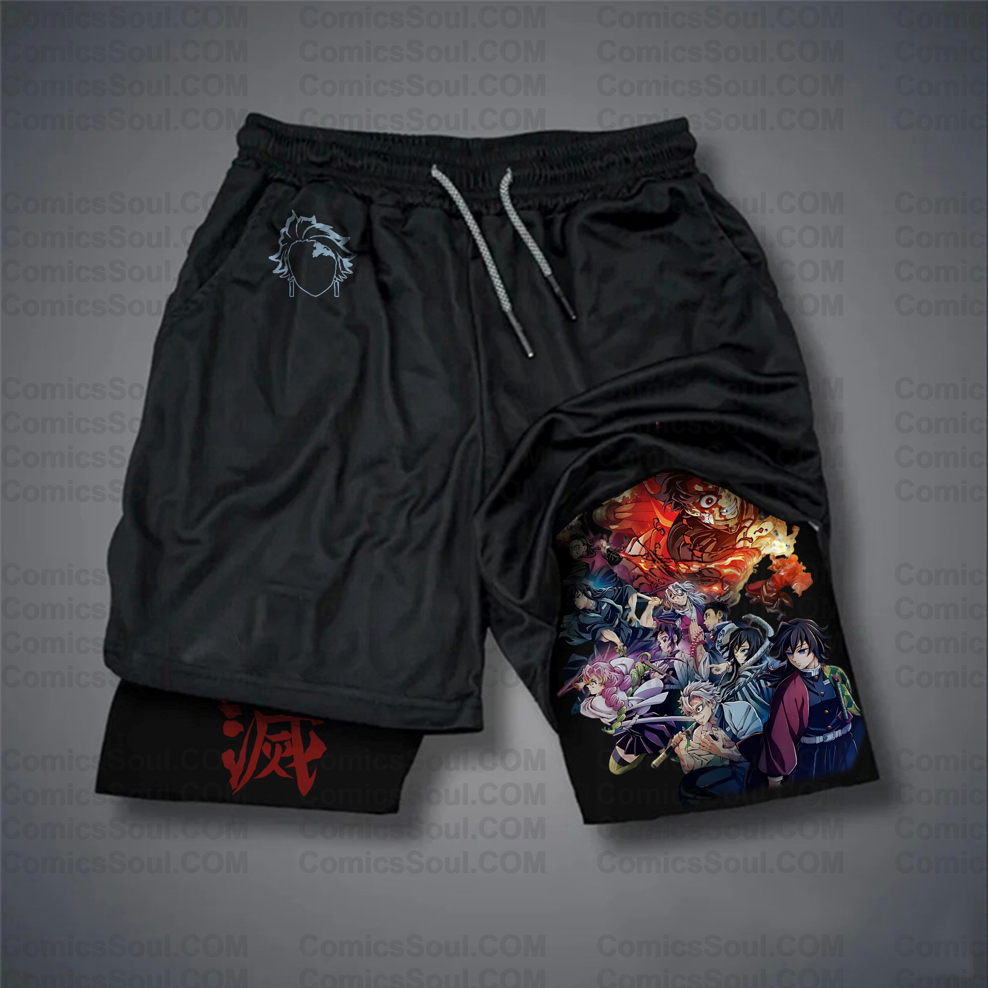 Unisex “ Demon slayer” Casual Streetwear Shorts