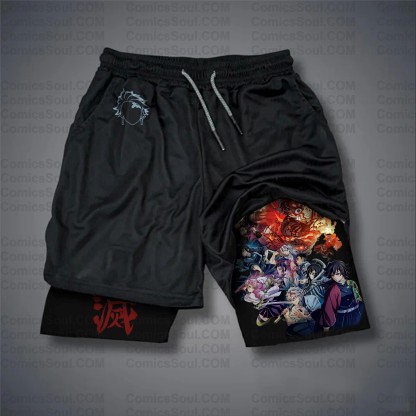 Unisex “ Demon slayer” Casual Streetwear Shorts