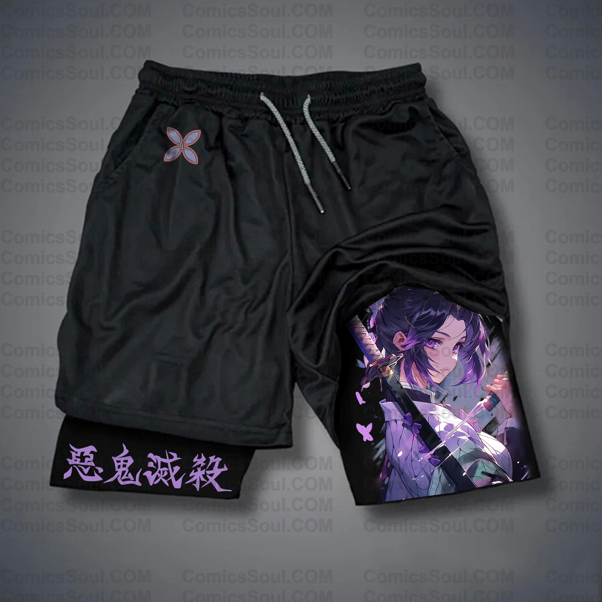 Unisex “ Demon slayer” Casual Streetwear Shorts