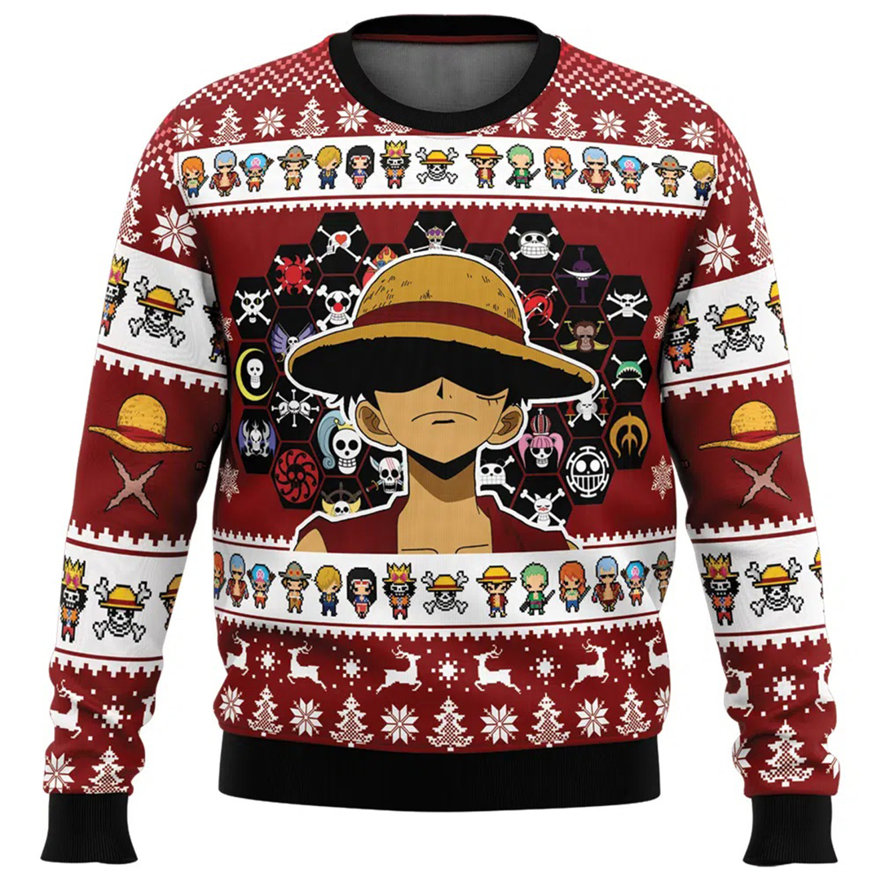 Unisex Anime Ugly Christmas Sweater