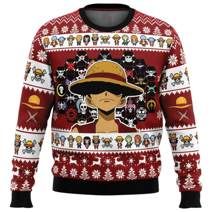 Unisex Anime Ugly Christmas Sweater