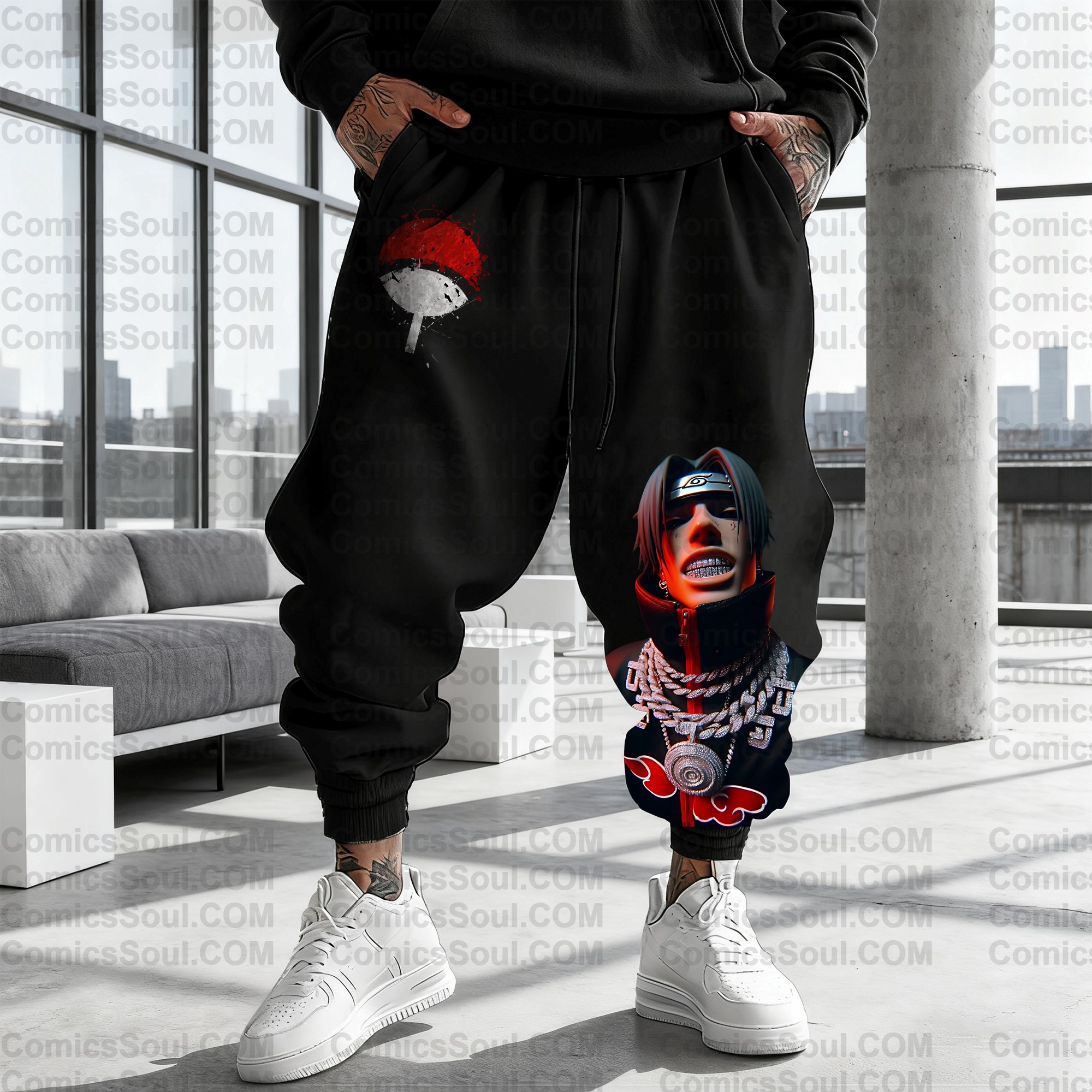 Unisex Anime Inspired Vintage Plush Pants