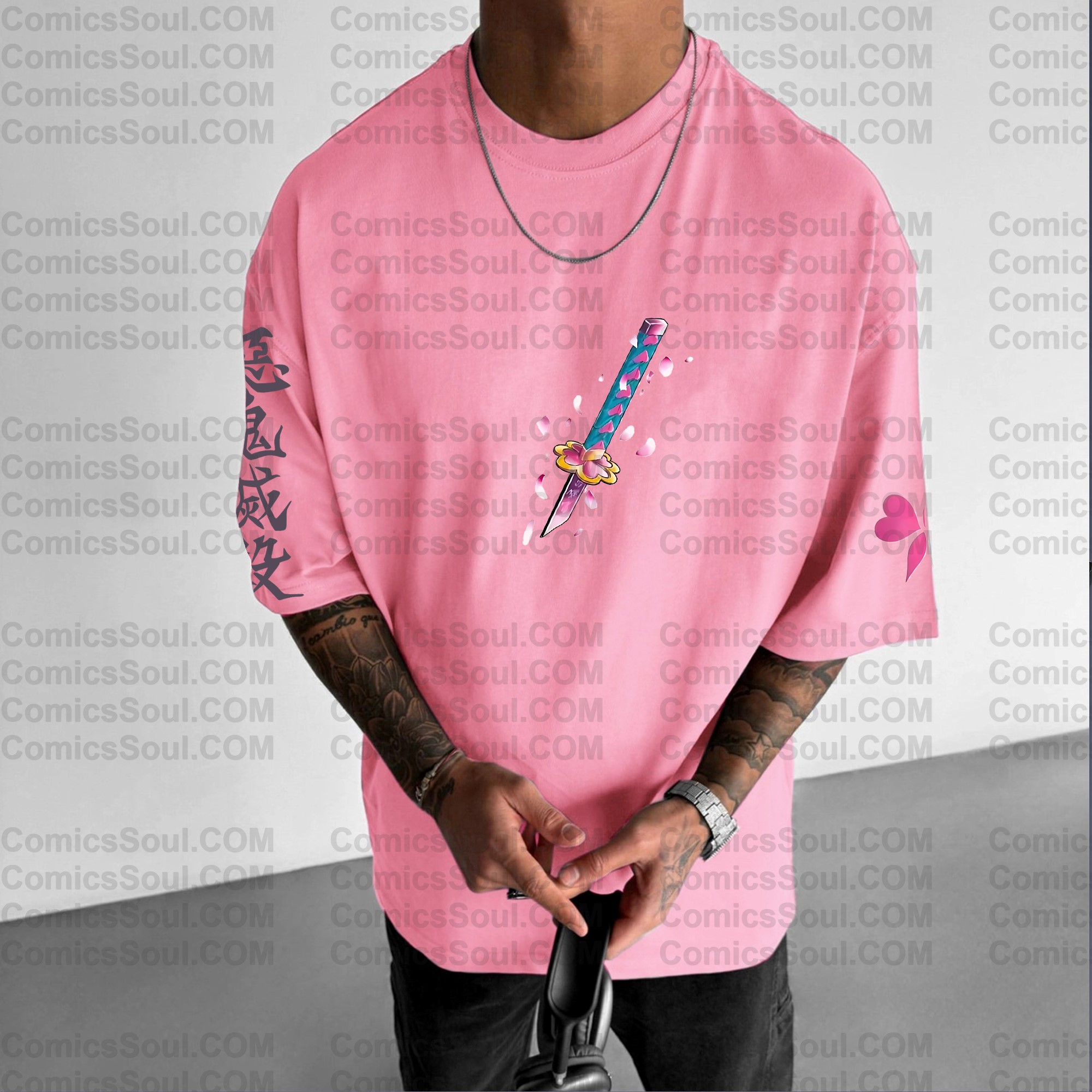 Unisex Anime Inspired Vintage T-Shirt| KNY