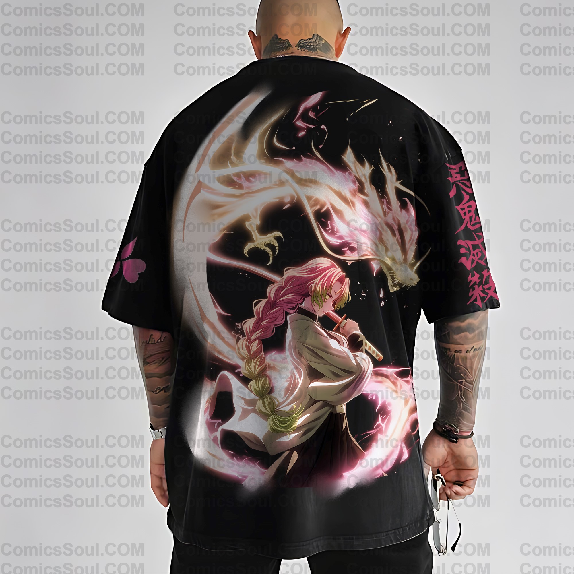 Unisex Anime Inspired Vintage T-Shirt| KNY