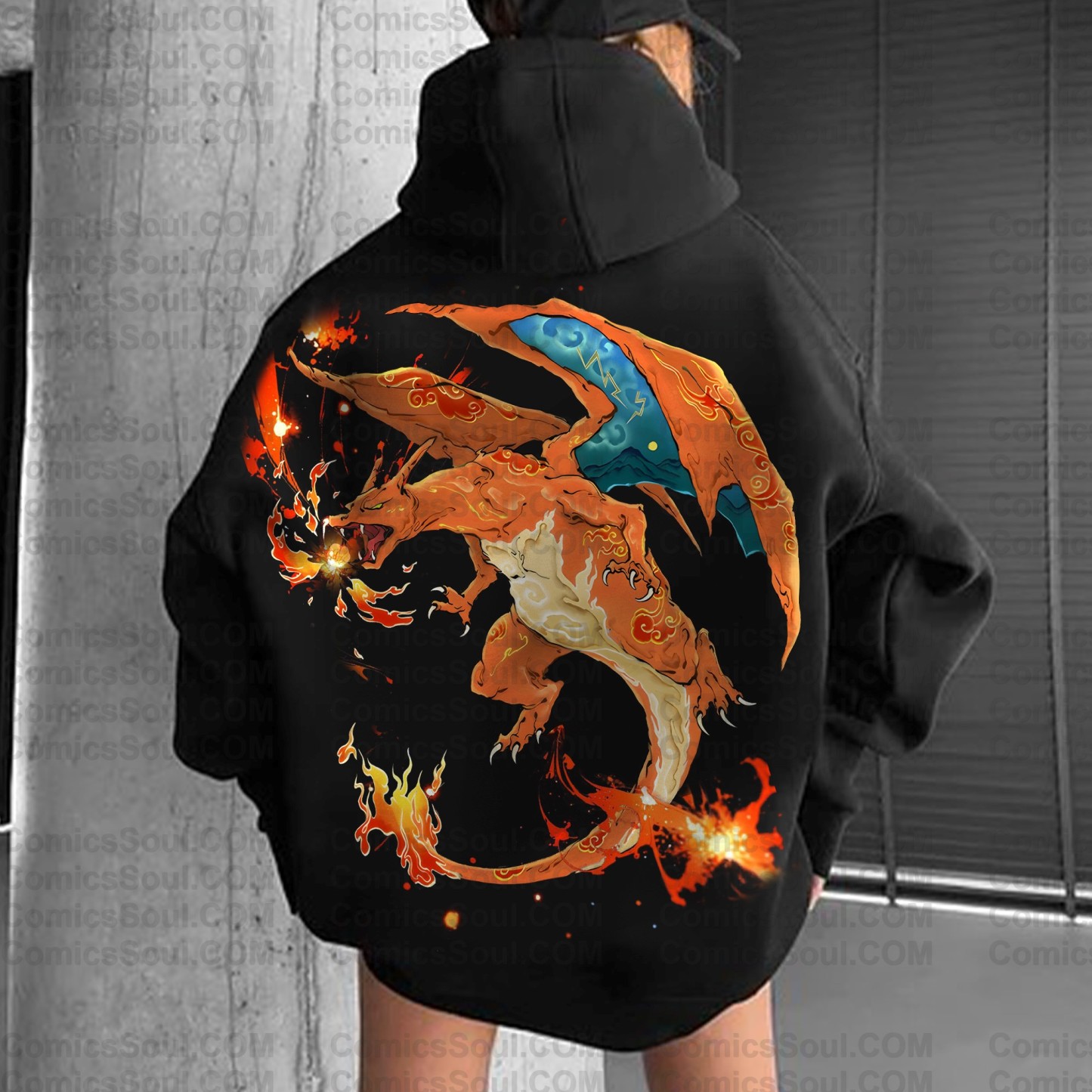 Unisex “Pokémon” Anime Graphic Streetwear Vintage Hoodie