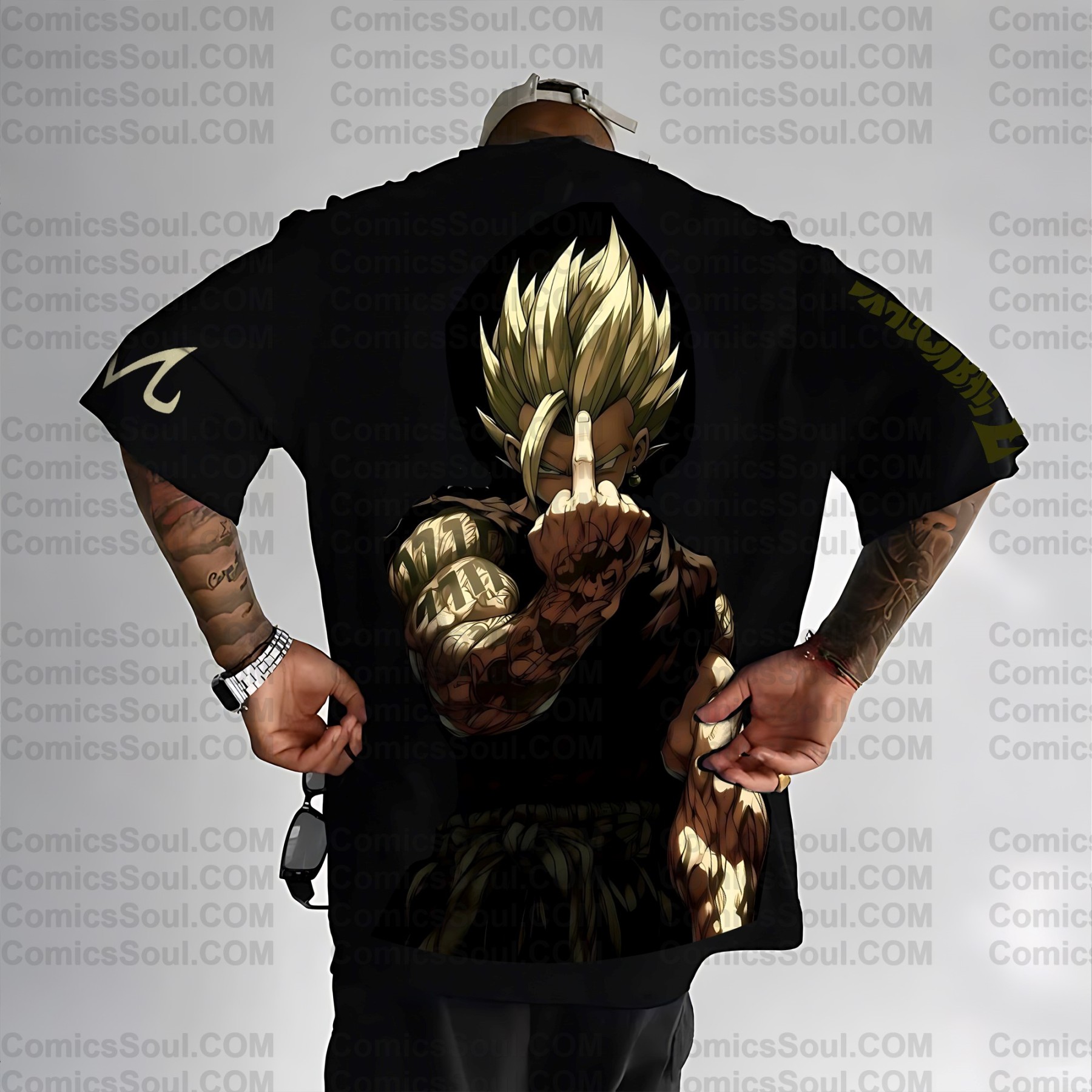 Unisex Anime Inspired Vintage T-Shirt丨Demon Slayer X Pokémon